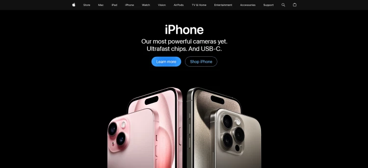 Веб-сайт Apple