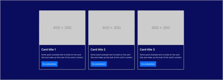 Пример реализации сетки и карточек с помощью классов Bootstrap